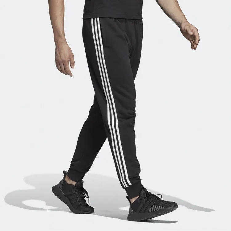 Adidas Knitted Sports Pants Men's Black-5