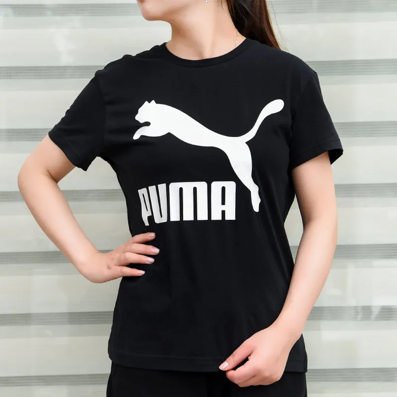 PUMA Set-in Sleeve T-Shirt Men's Black-2