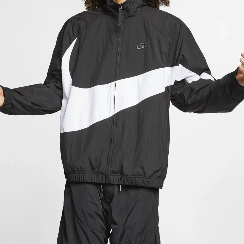 Nike Big Swoosh Woven Statement Jacket - POIZON Nike Big Swoosh Woven Statement Jacket - POIZON