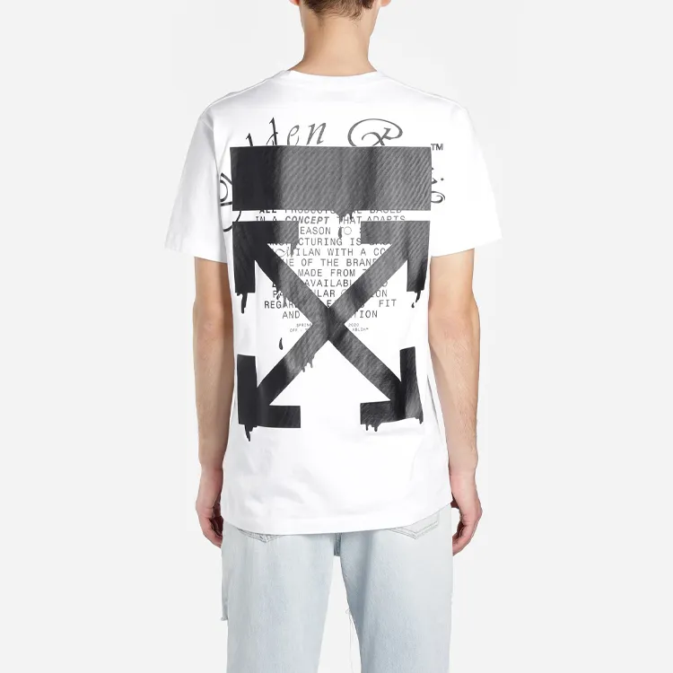 OFF WHITE SS20 T Shirt Regular Fit Men's White-5