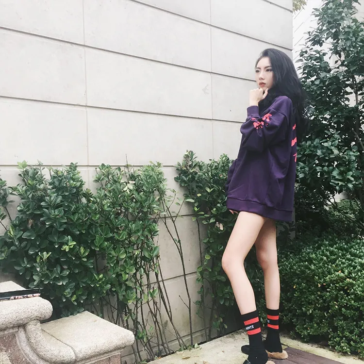 Suamoment Sweatshirt Unisex Purple-7