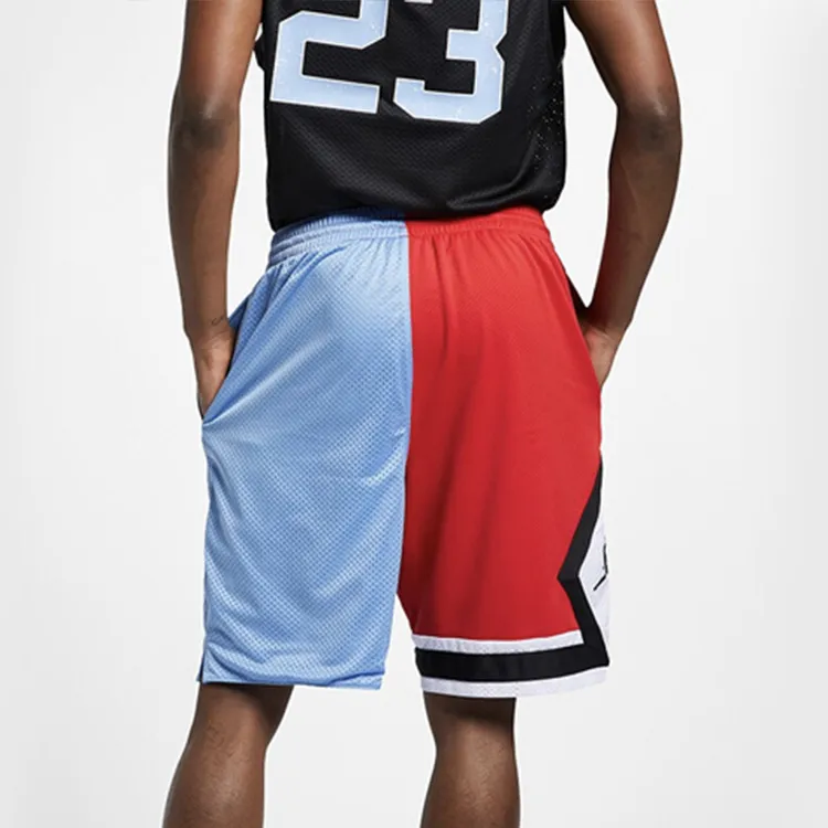 Jordan Basketball Shorts Men's Red Blue-2