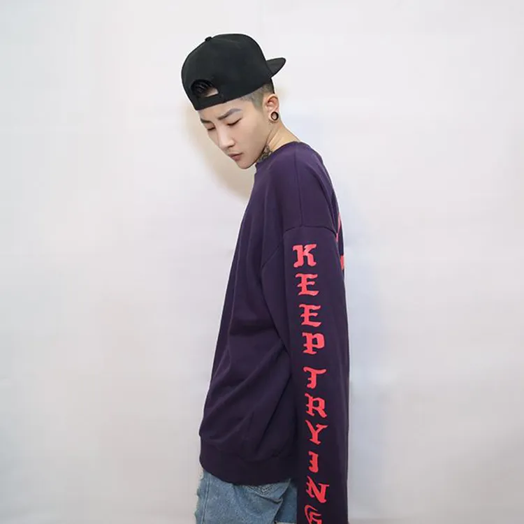 Suamoment Sweatshirt Unisex Purple-3