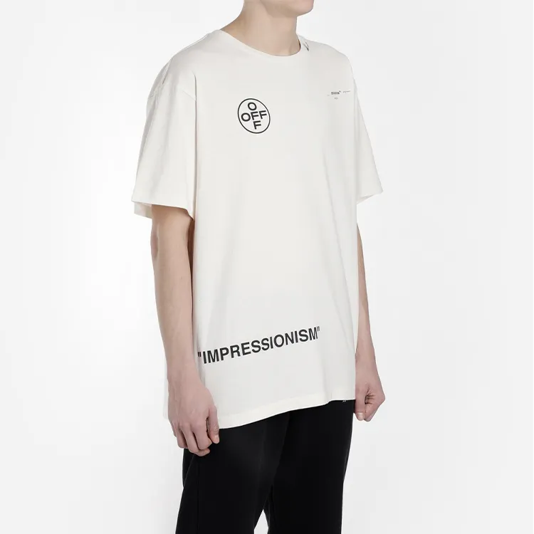 OFF WHITE Oversized Diag Stencil T Shirt-4