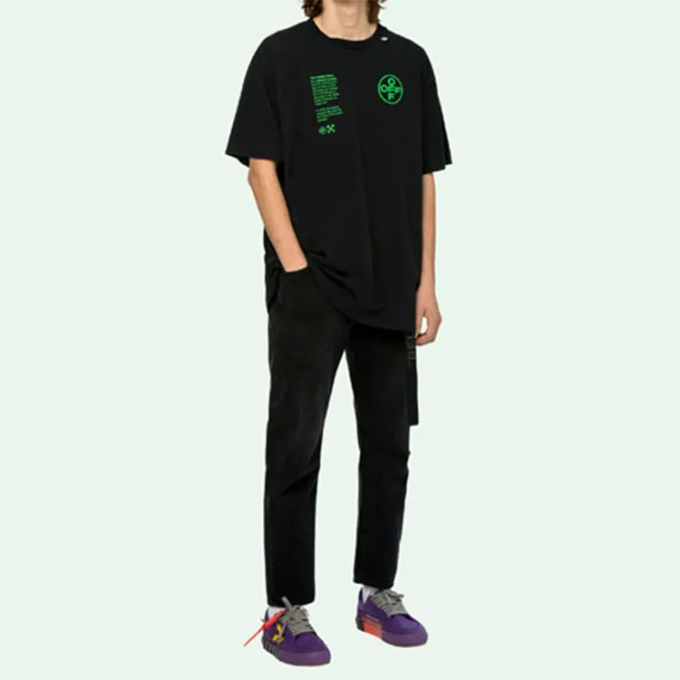 OFF WHITE SS20 T Shirt Loose Fit Style Men's-5