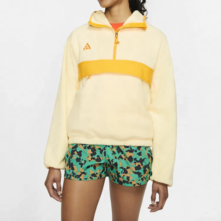 Nike Sweatshirt Women's Light Yellow-2