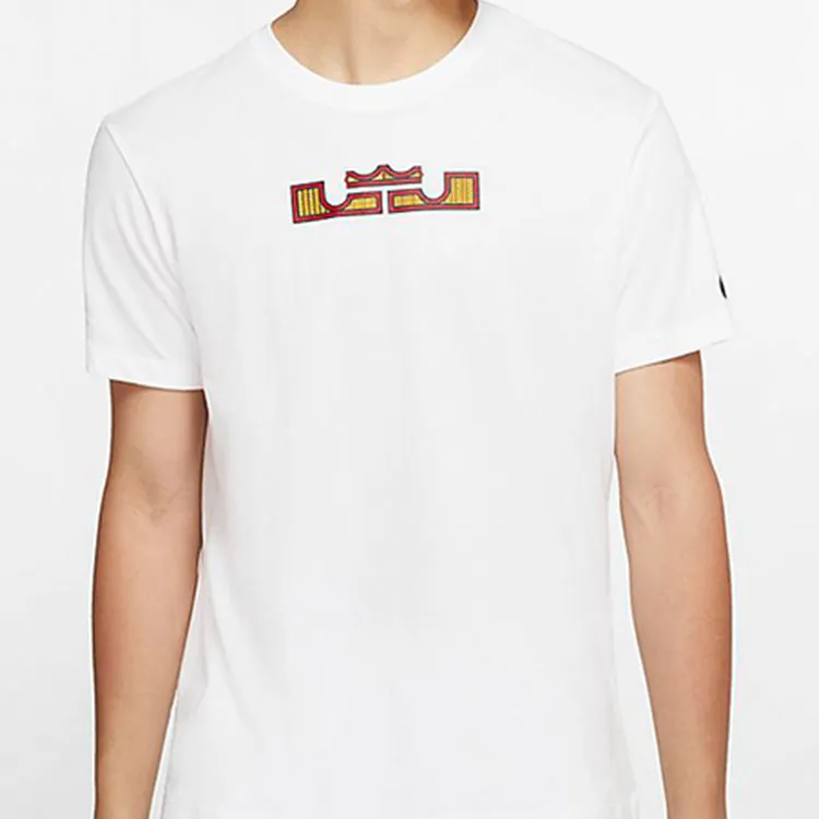 Nike T Shirts Men White-3