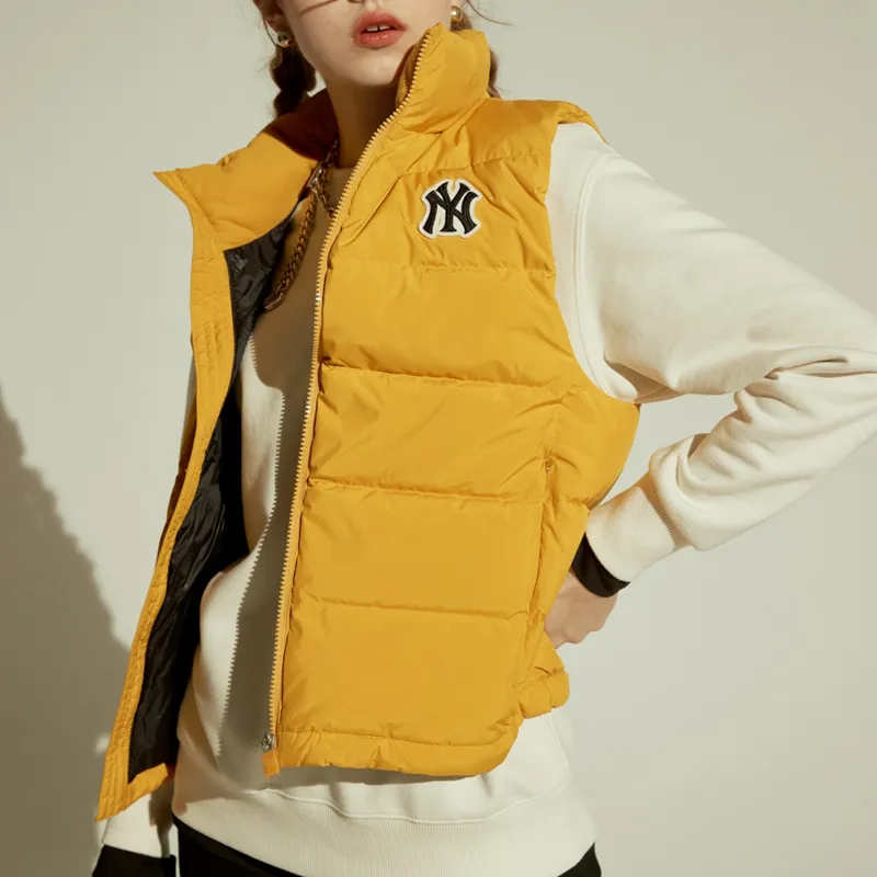 MLB Vests Unisex Mustard Yellow-2