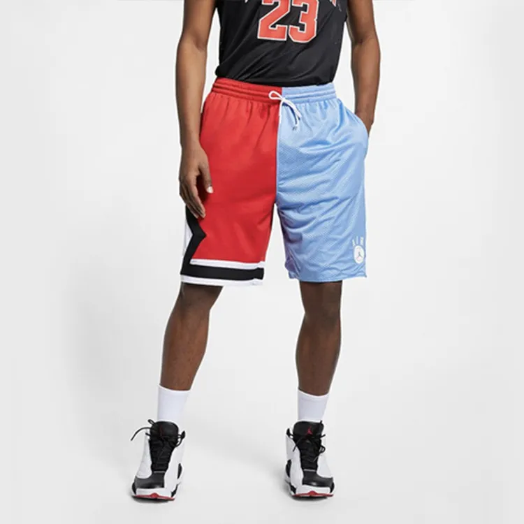 Jordan Basketball Shorts Men's Red Blue-3