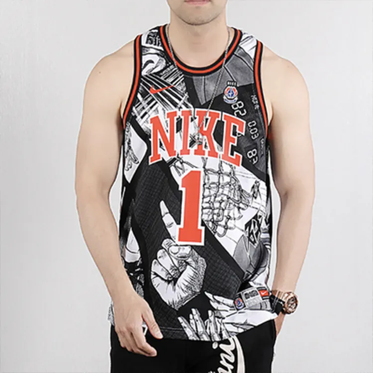 Nike Basketball Jerseys Men's Black-2