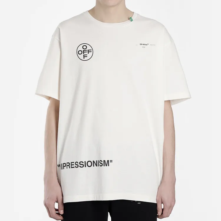 OFF WHITE Oversized Diag Stencil T Shirt-2