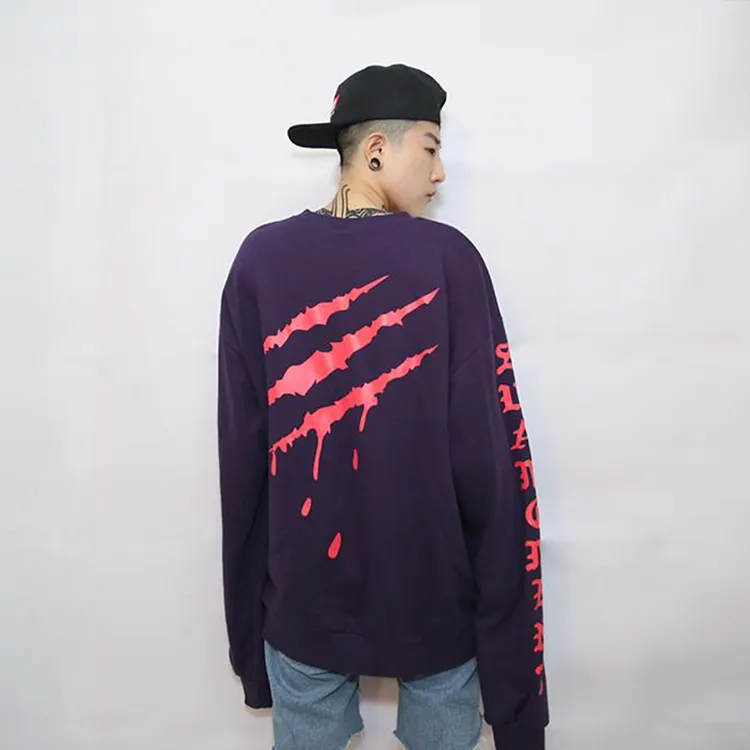 Suamoment Sweatshirt Unisex Purple-4