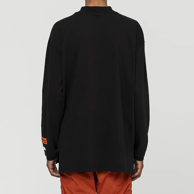 HERON PRESTON Ctnmb Mock Neck Longsleeve T Shirt-3