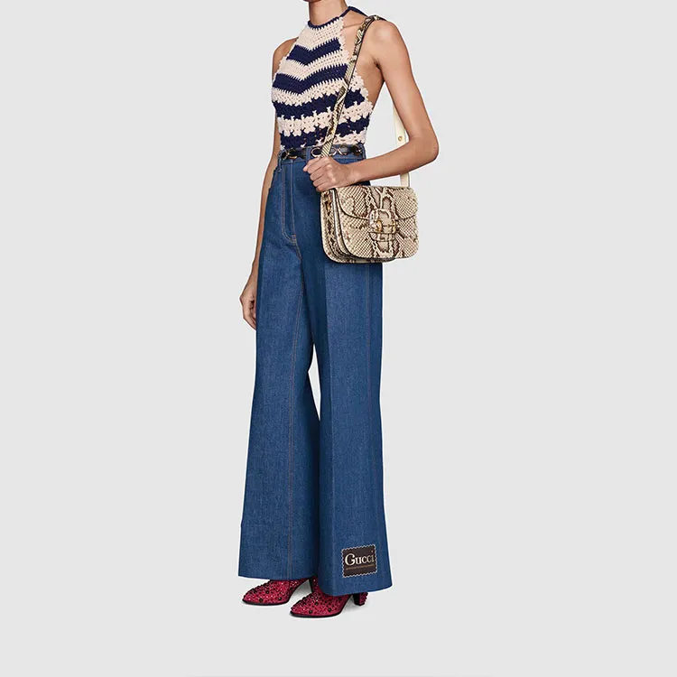 GUCCI Camisole Women's White Blue Multicolor-1