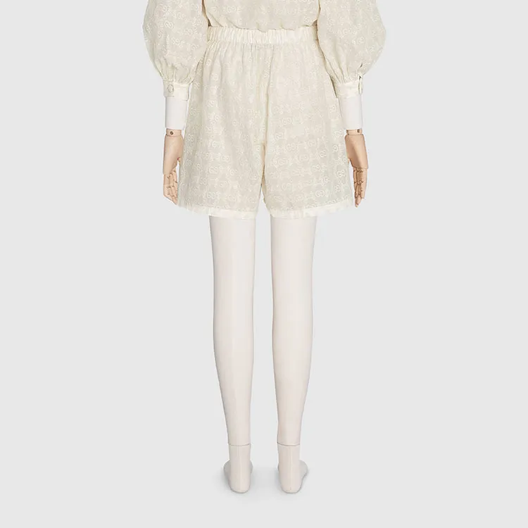 GUCCI Casual Shorts Women's Ivory White-2