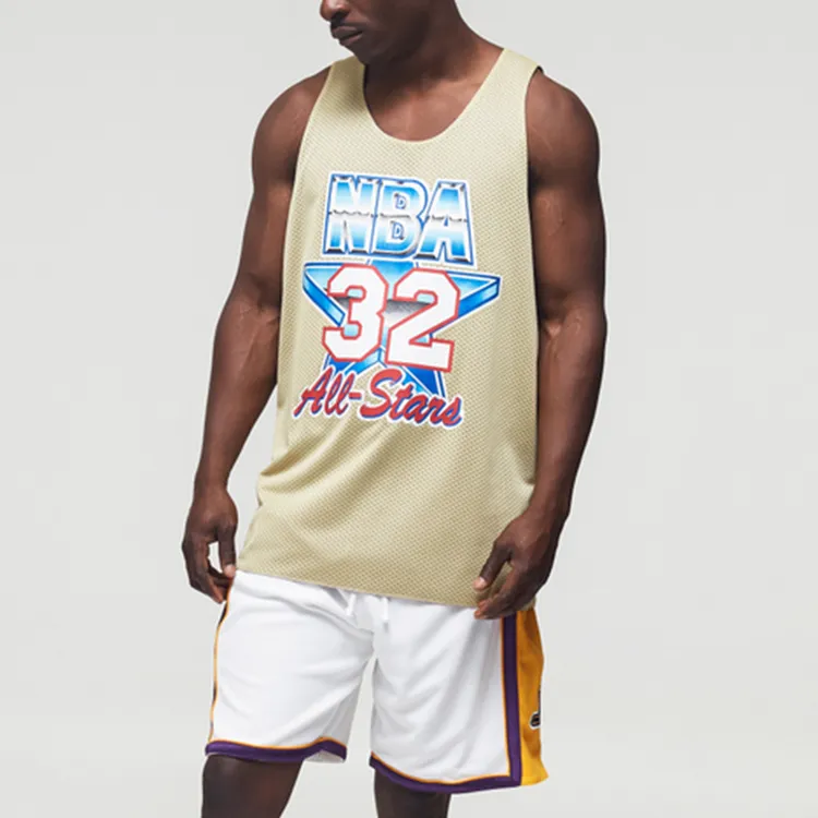Mitchell Ness Basketball Jerseys Unisex Purple-4