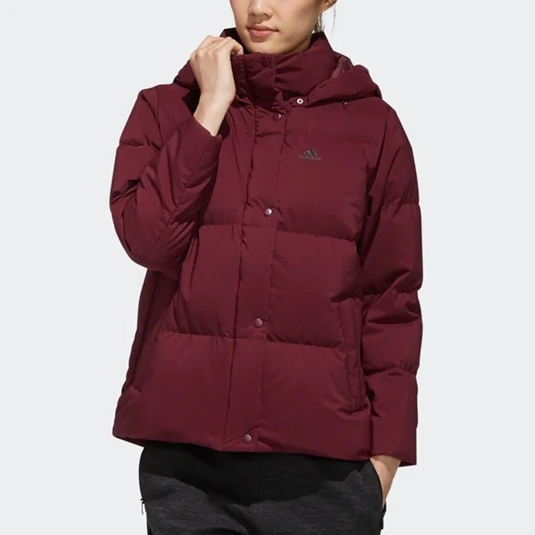 Adidas Down Jacket Winter Women's Dark Reddish Purple-2