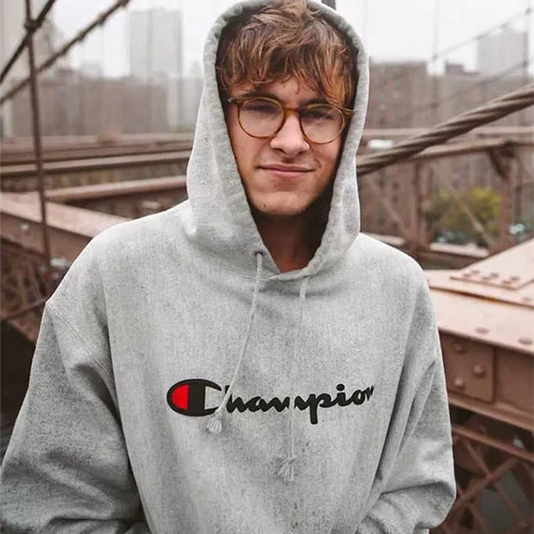 Champion Sweatshirt Unisex Light Gray-2