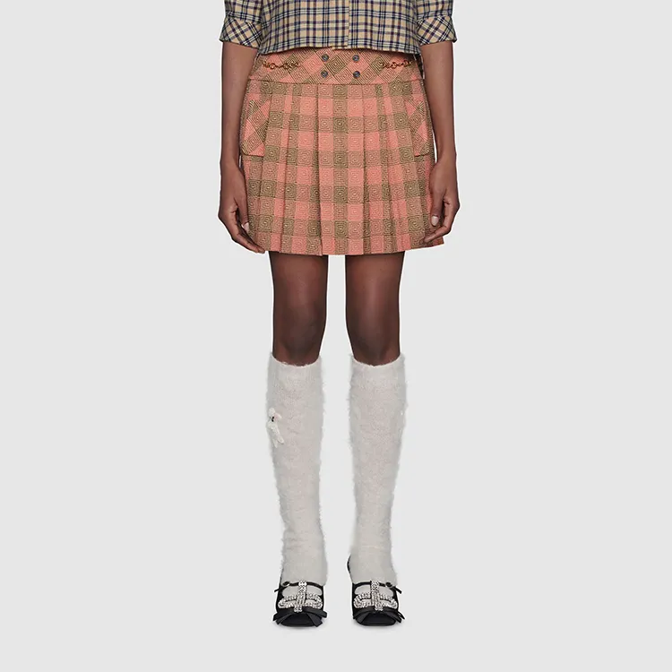 GUCCI Casual Short Skirts Women's Pink-1