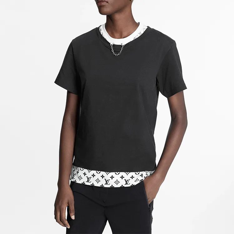LOUIS VUITTON T Shirt Women's Dark Gray-2