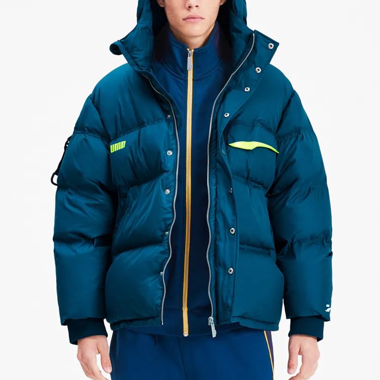 PUMA x ADER ERROR CLASSICS Down Jacket Winter Unisex Sea Blue-3