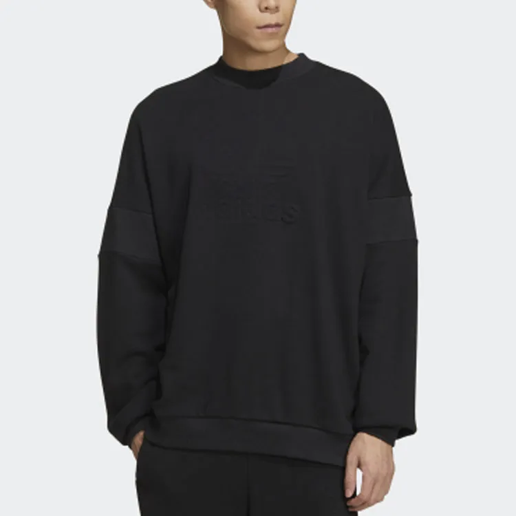 Adidas Originals Trefoil Sweatshirts Men Black-2