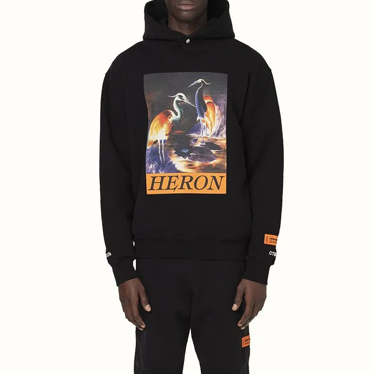 HERON PRESTON Sweatshirts Men Black-1