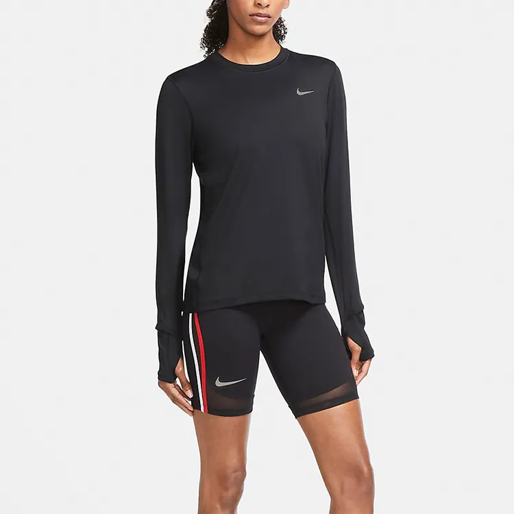 Nike Set in Sleeve T Shirt Women's Black-2