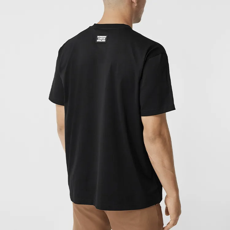 Burberry T Shirts Men Black-3