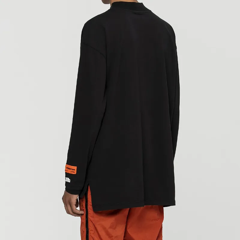 HERON PRESTON Ctnmb Mock Neck Longsleeve T Shirt-4