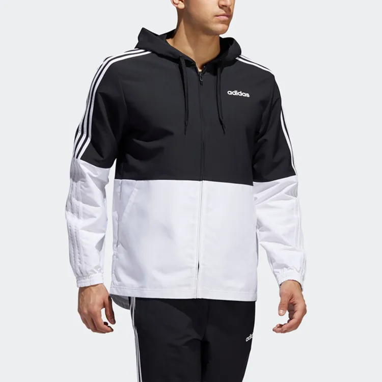 Adidas Jackets Men Black White-2