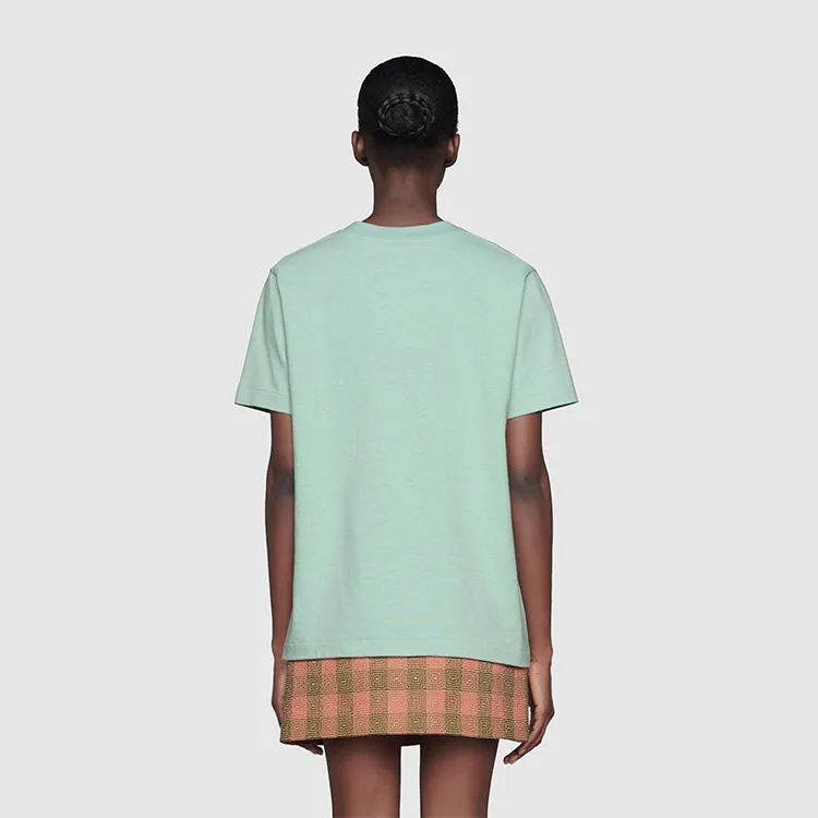 GUCCI T Shirts Women's Sky Blue-5