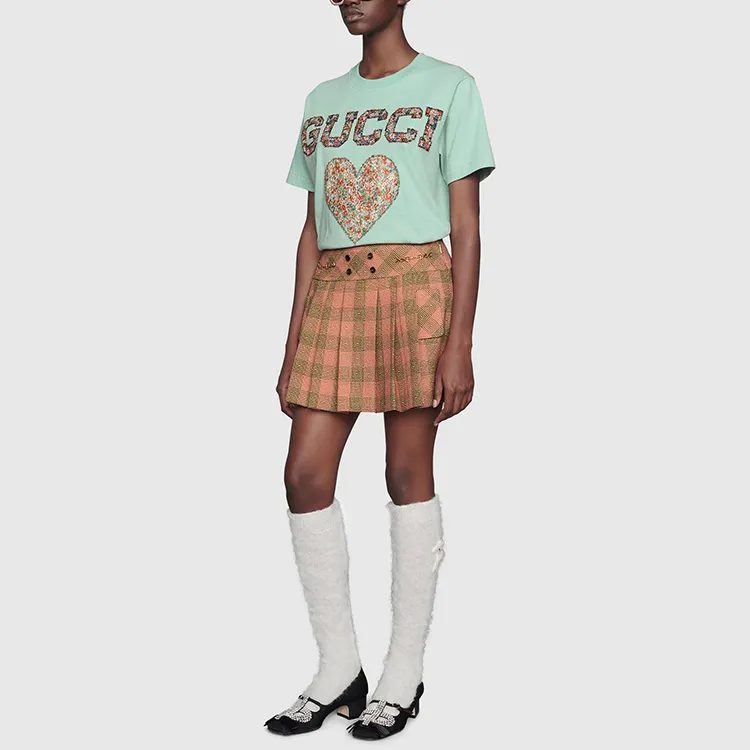 GUCCI T Shirts Women's Sky Blue-1
