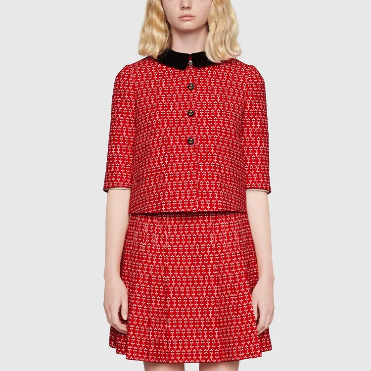 GUCCI Petit Daisy Jacquard Jacket-1