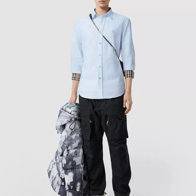 Burberry Ekd Embroidered Shirt-4