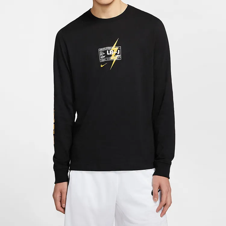 Nike T Shirts Men Black-3
