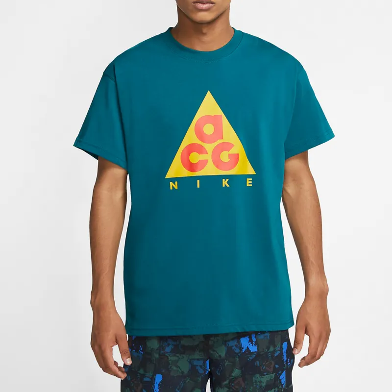 Nike ACG T Shirts Men Crystal Blue-3