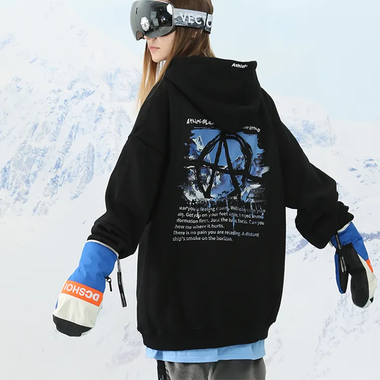 Athief Hooded Loose Fit Regular Sweatshirt Unisex-2