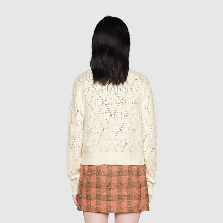 GUCCI Sweater Women's Ivory White-2
