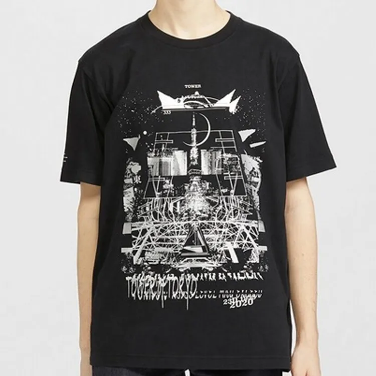 UNIQLO Nanzuka Neo miyage Straight T Shirt Unisex Black-1