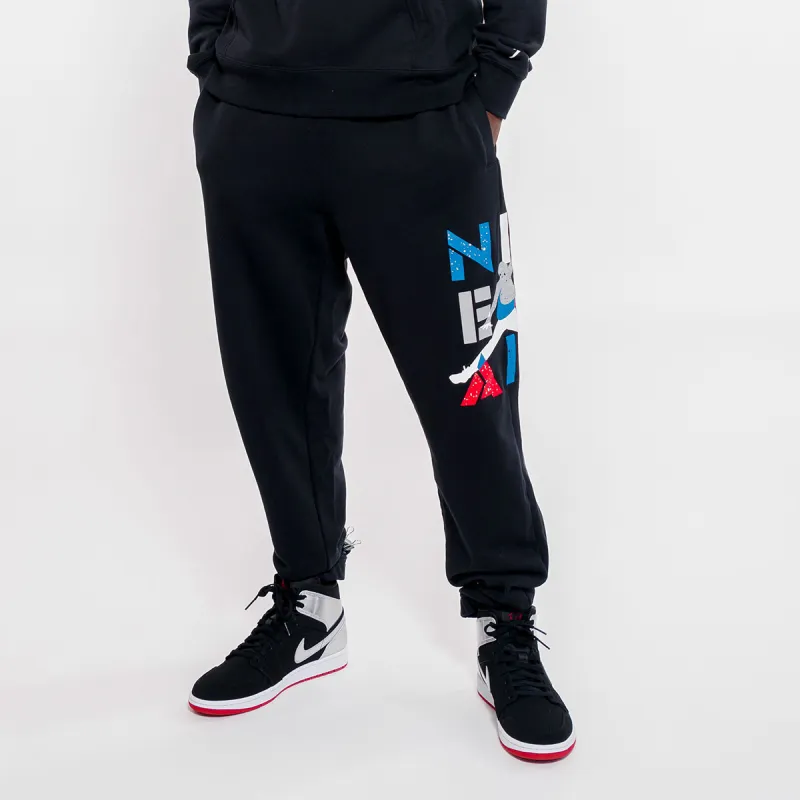 Jordan Legacy 4 Sports Pants Men Black-2