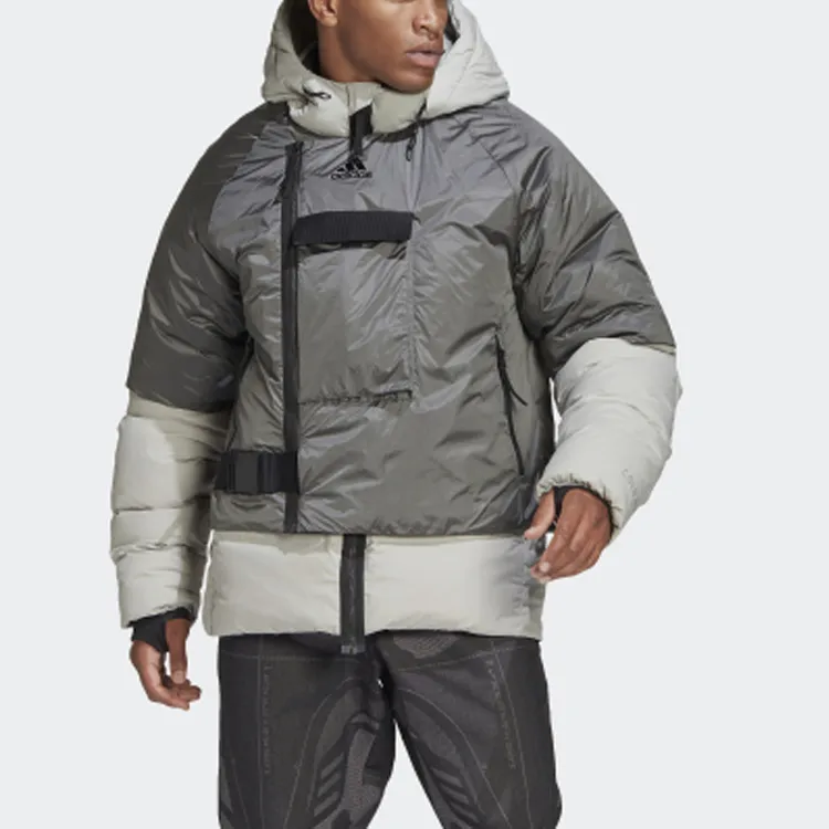 Adidas Down Jacket Winter Men's Metal Gray-1