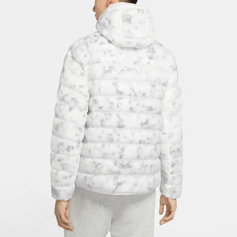 Nike Puffer Jackets Men Summit White-4