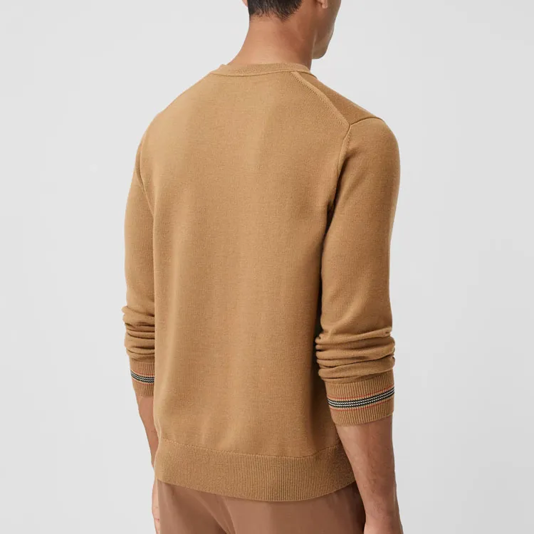 Burberry Sweaters Men Camel-4