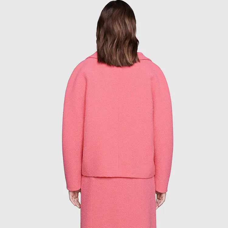 GUCCI Cropped Coats Women's Pink-3