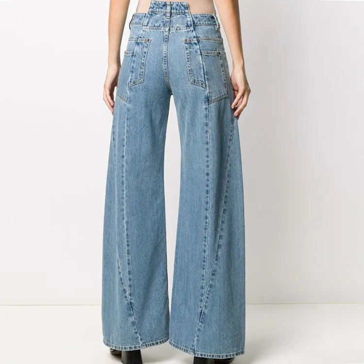 Maison Margiela Décortiqué Wide leg Jeans-3