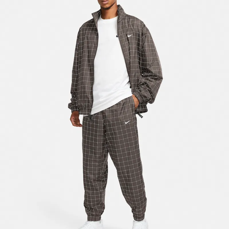 Nike Knitted Sports Pants Men's Olive Gray-2