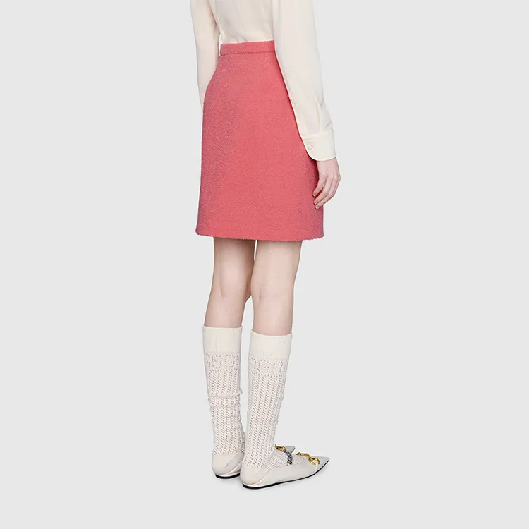 GUCCI Casual Short Skirts Women's Pink-3