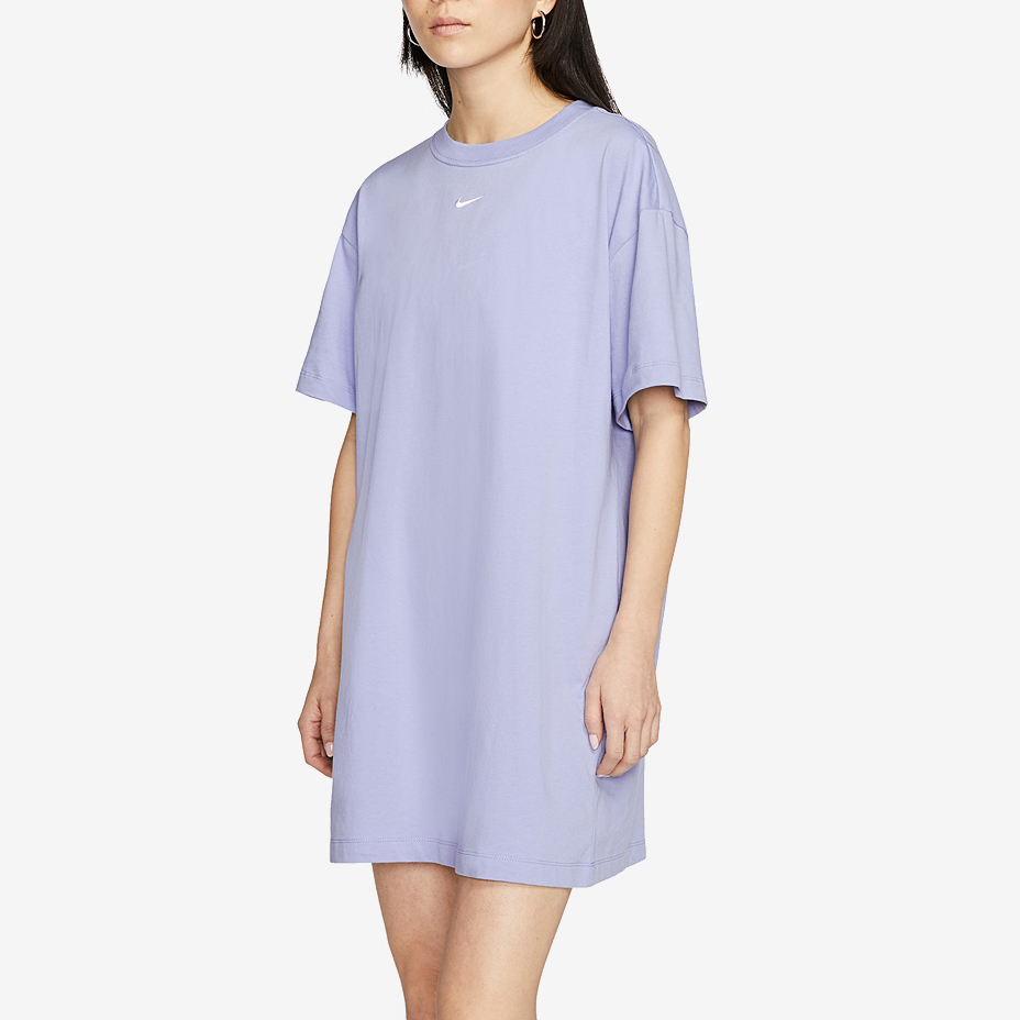Nike Short-Sleeved Dresses Women's Light Purple - POIZON