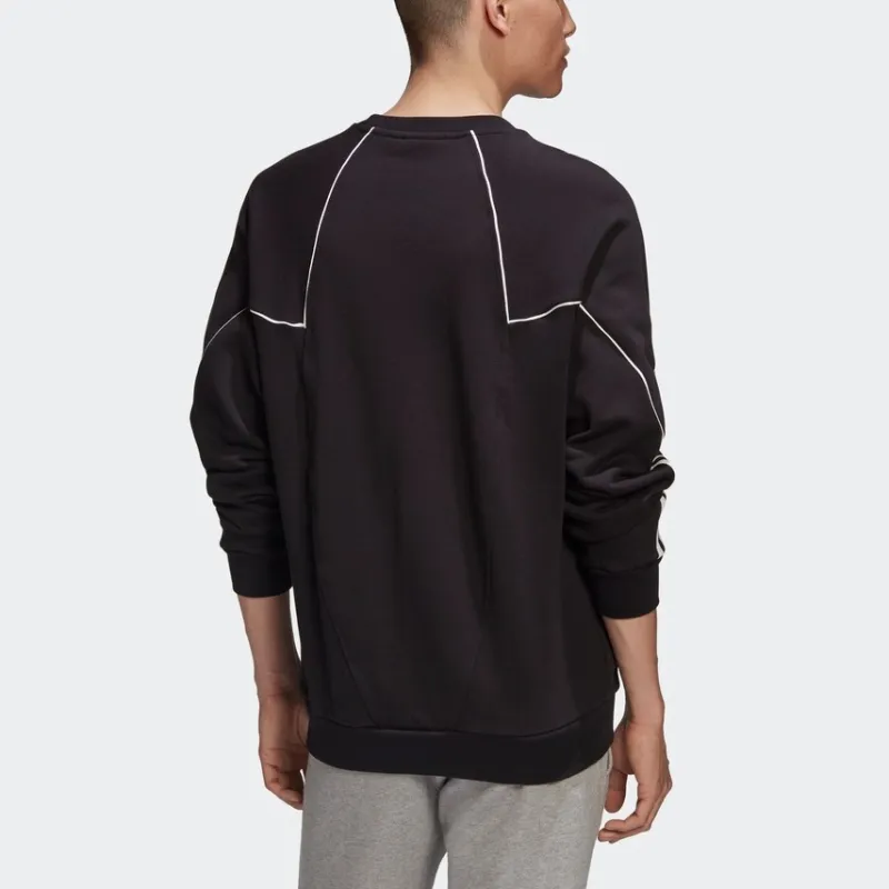 Adidas Originals BIG TREFOIL Sweatshirts Men Black-3